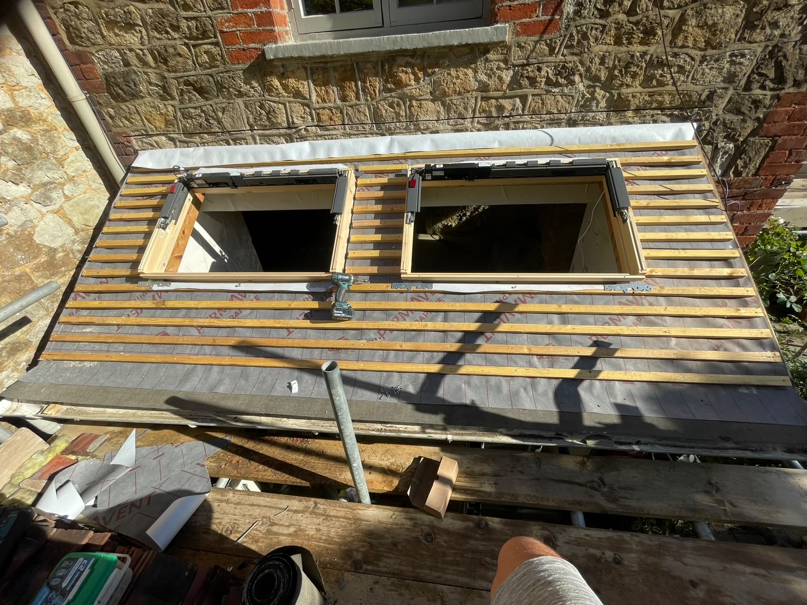 Elite Roofing exterior roofing work.