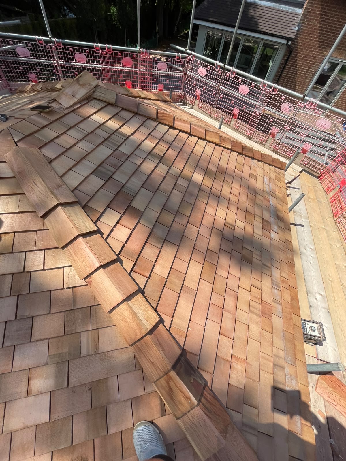Elite Roofing completed roof detail.