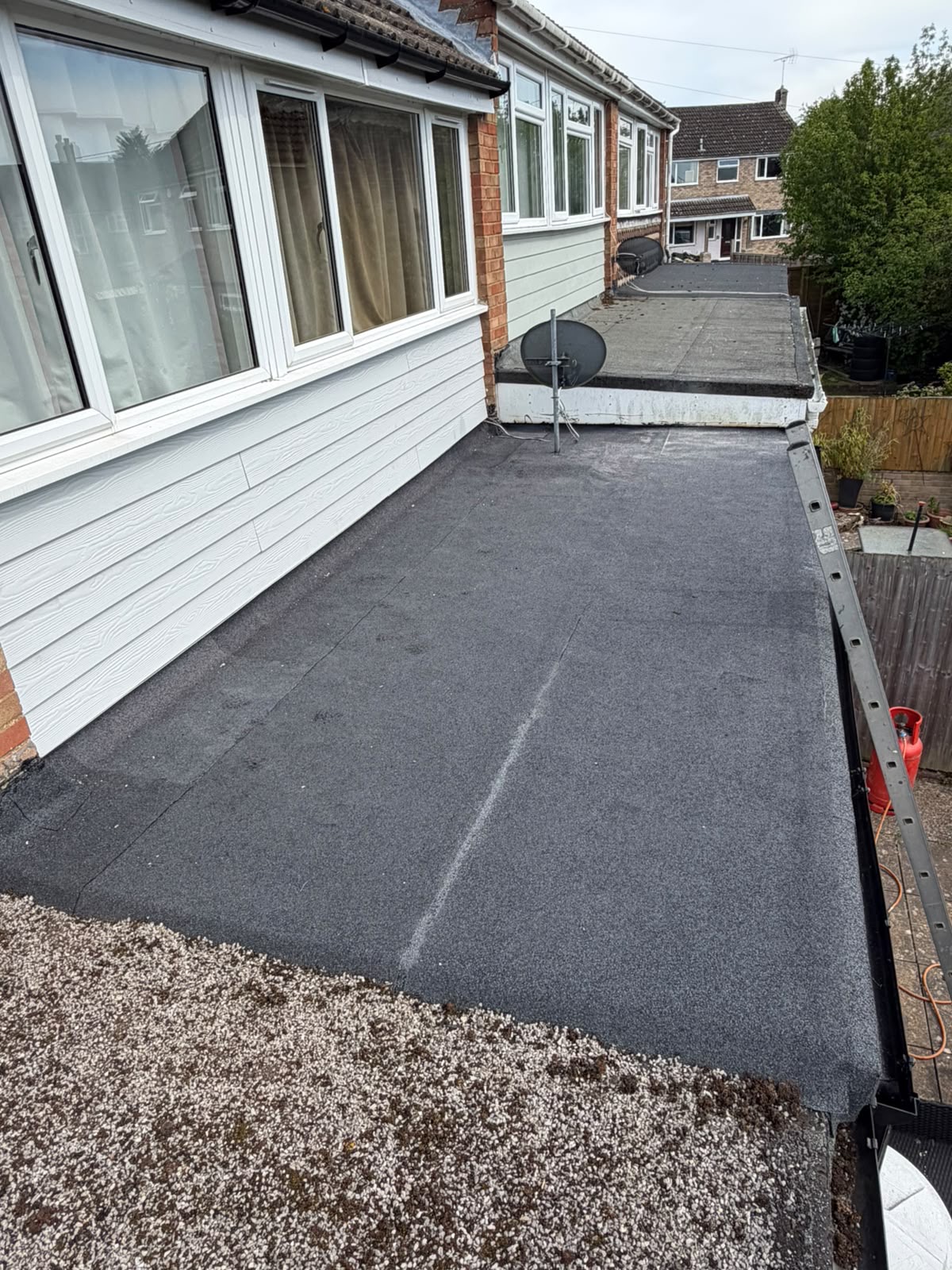 Elite Roofing roof installation detail.