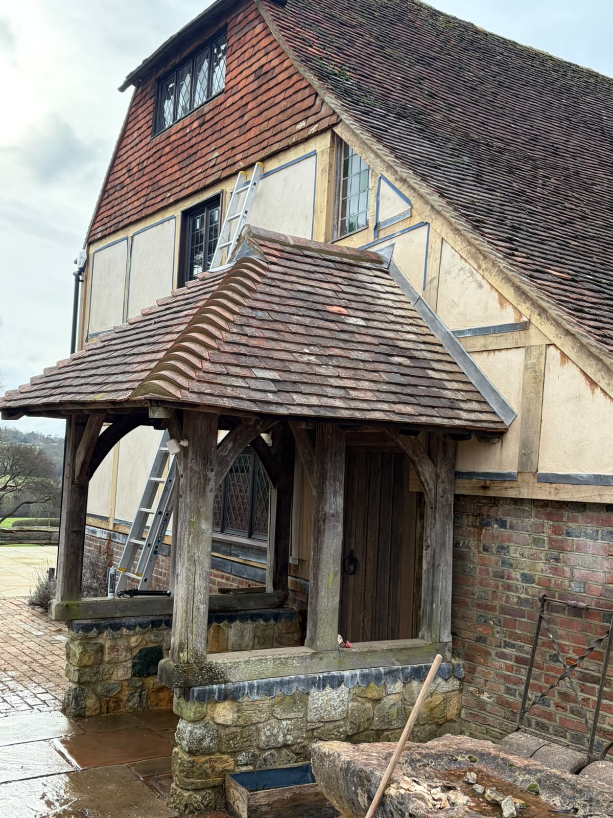 Elite Roofing roof repair detail.